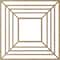 Ekena Millwork Raven Wood Fretwork Pierced Ceiling Medallion, Hickory, 38"OD x 14"ID x 3/8"T CMWP38X38X0375RAHI - alternate 2